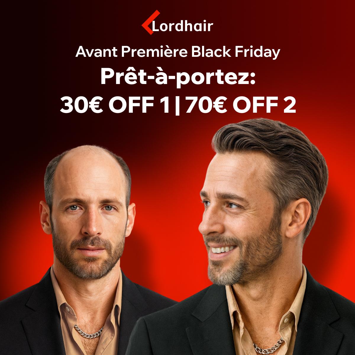 Pr-Solde Black Friday : Jusqu’à 100 € sur Prothèses Capillaires