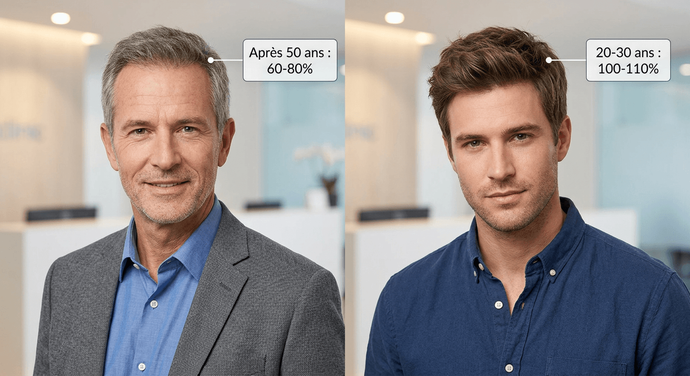 Comment choisir la densité idéale pour votre prothèse capillaire hommes ?