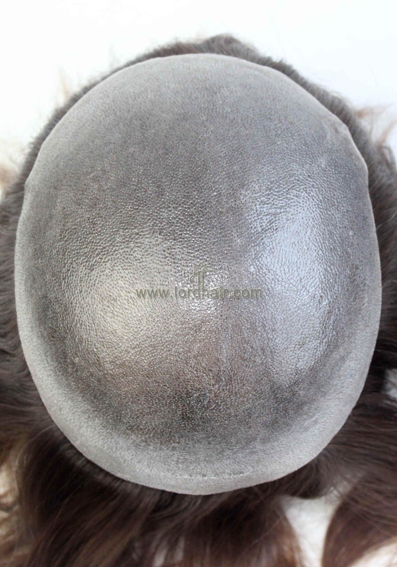 JQ1516: Realistic Thin Skin Flat Injected Human Hair Thin Skin Hair System