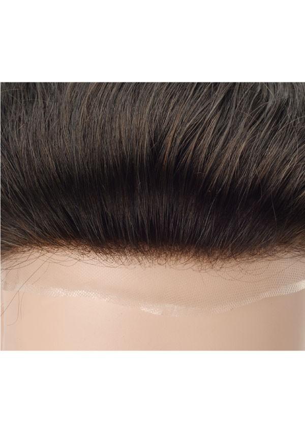 Système de cheveux de dentelle avec une densité moyenne