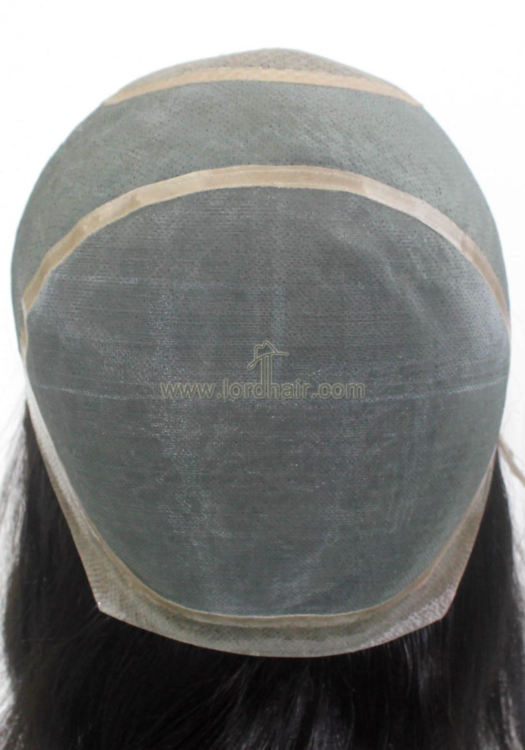 YJ714: Silk Top with Thin Skin Perimeter and Lace Front Hair Replacement