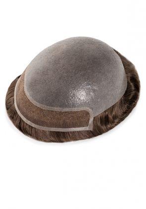 Complément Capillaire Hommes à peau fine avec devant en dentelle française