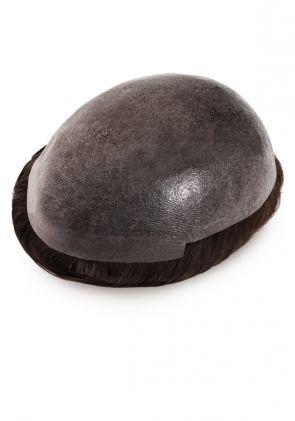 Complément Capillaire Homme micro peau Super fine avec cheveux injectés en stock