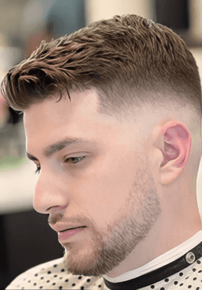 Coiffure Hommes Pré-Coupe Avec Une Coiffure Courte Pour Prothèse Capillaire Hommes