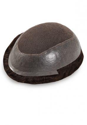 Complément  capillaire en French Lace et Micro Peau  pour homme