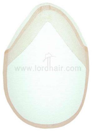 S6: Perruques  en Lace allemand avec PU et 1/4" plié avant pour Hommes