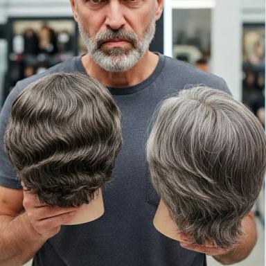 Je ne connais pas mon pourcentage de cheveux gris