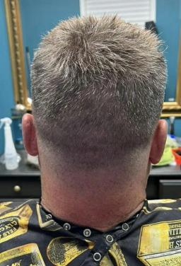 Vue arrière de Mic après avoir porté Lordhair UTS