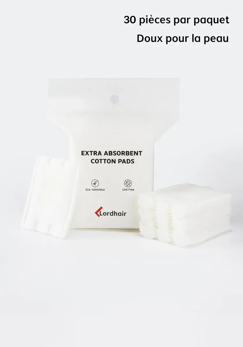 coton pour nettoyage de prothese capillaire