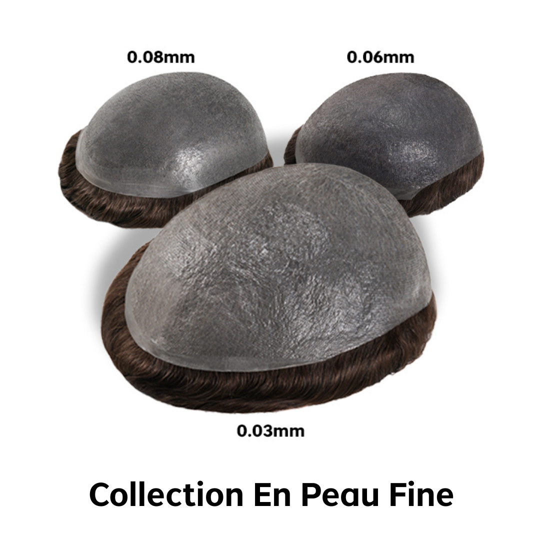 prothese capillaire en peau fine