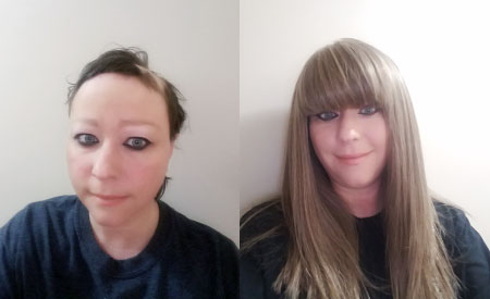 Mono with PU Hair pieces for Men and Women